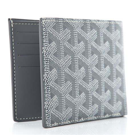 grey goyard wallet|Goyard victoire wallet price.